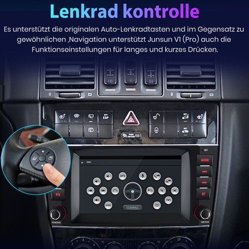 Für Mercedes Benz C Klasse W203 CLK209 Autoradio Android GPS NAV Carplay WIFI FM - Bild 9 von 13