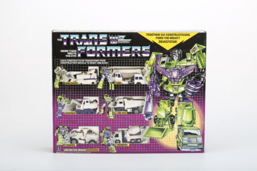 Transformers G1 Reissue CONSTRUCTICON WARRIOR Devastator Decepticons Toys White - Picture 3 of 5