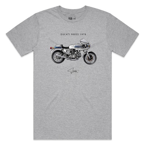 NEW LENTONI STREET ART - Ducati 900ss 1978 T Shirt - Sizes S - 5XL - Picture 5 of 18