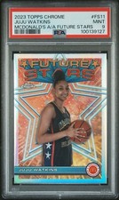 JuJu Watkins Topps Chrome McDonald's AA Future Stars RC Card # FS11 USC PSA9