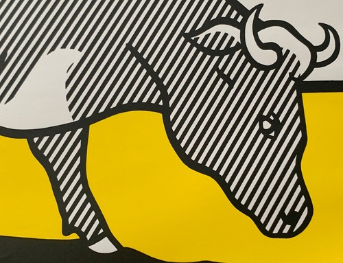 ROY LICHTENSTEIN - COW TRIPTYCH - HANDSIGNIERT - SEHR BEEINDRUCKENDES ORIGINAL - Bild 4 von 7