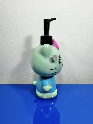 Hello Kitty Halloween Frankenstein Soap Lotion Pump Dispenser Blue Sky - Picture 4 of 4