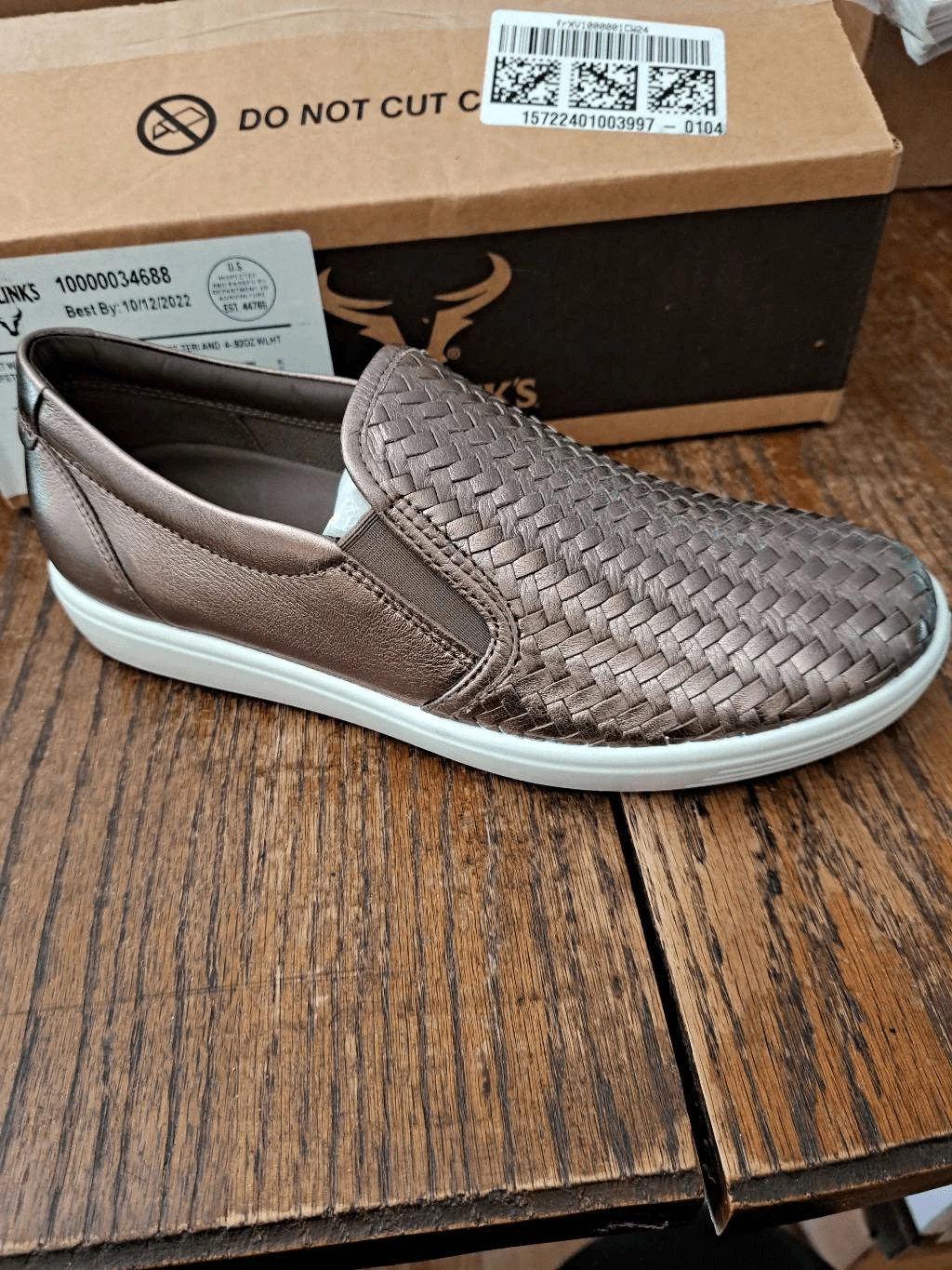 Nuova taglia 7 7 5 ECCO SCARPA SINGOLA DESTRA AMPUTATA STAMPELLE RICAMBIO