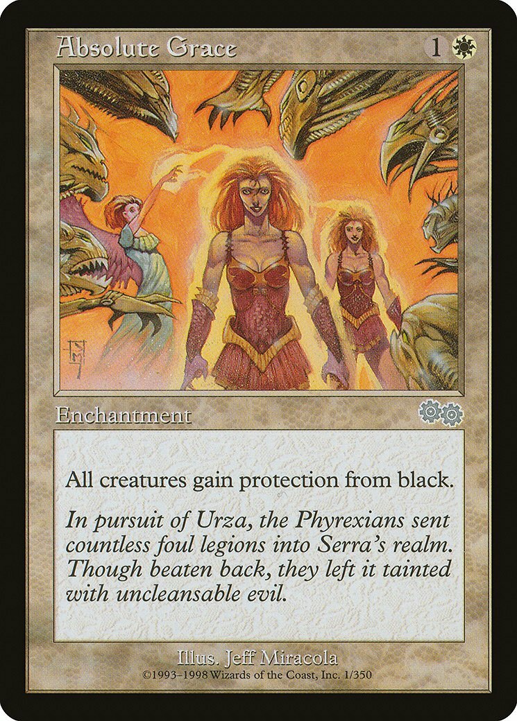 Absolute Grace Urza's Saga NM White Uncommon MAGIC THE