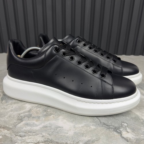Alexander McQUEEN Sneakers Black Leather 10 UK or 11 US or 44 EUR - Picture 7 of 24