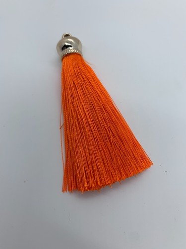 Colourful Tassels x 2 with Gold detailing Tassel 3" 7cm **12 COLOURS*** - Picture 28 of 30