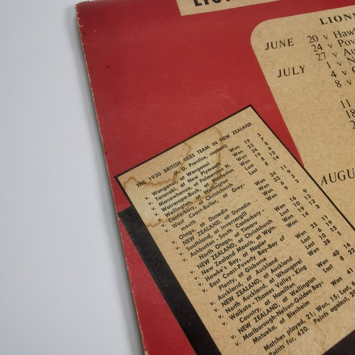~ British Lions Tour of New Zealand 1959 ~ Souvenir School Sammelalbum ~ Rugby ~ - Bild 7 von 19