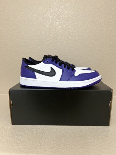 Nike Air Jordan 1 Low Golf Court Purple Men Size 8 #DD9315-105 Brand New - Picture 2 of 9