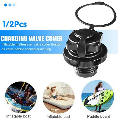 #ad 1 2X Air Valve Caps Screw Valve Spare For Inflatable Boat Air Bed Dinghy Raft $10.18