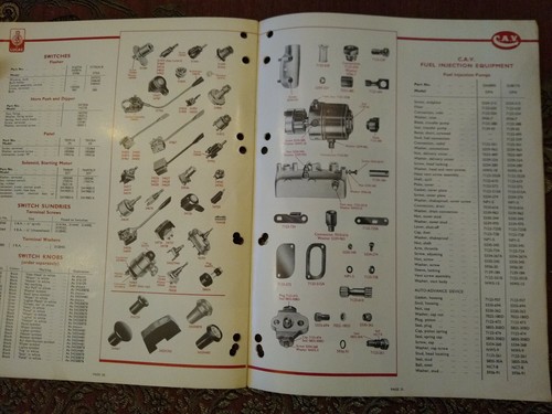 LUCAS SPARE PARTS LIST 1965 - TRIUMPH TR4 & HERALD VITESSE SPITFIRE & 2000 - Picture 11 of 12