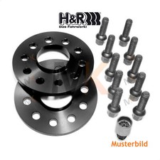 H&R Spurplatten schwarz 20mm/Achse hinten für BMW 6er Cabriolet E64 2004-2010