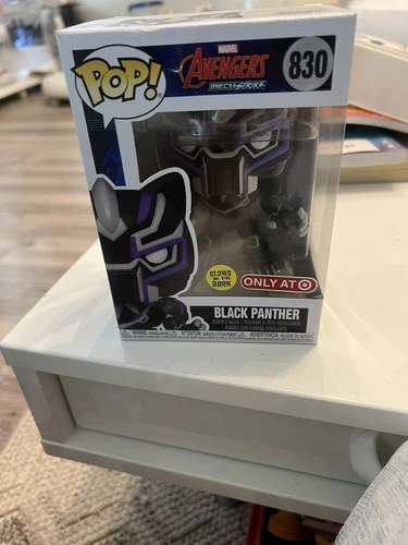 Nueva figura Funko Pop Marvel Avengers Mechstrike solo en Target #830 Black Panther