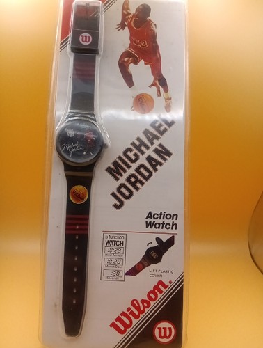 Vintage Michael Jordan Chicago Bulls Wilson Action Watch, NIP Will Need New Batt - Picture 8 of 8