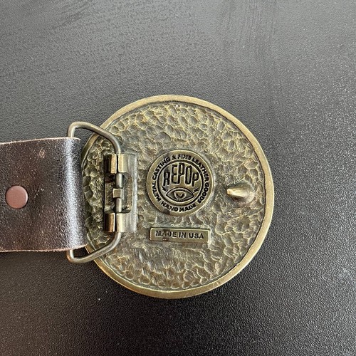 Harley Davidson - SAN DIEGO CUSTOMS Leather Belt - Hand Made in the USA - Picture 4 of 7