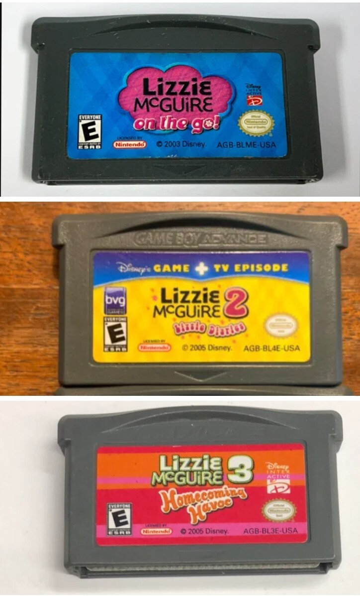 ゲームボーイアドバンス - GBA★LIZZIE McGUIRE on the go 海外版 北米版 Lizzie McGuire: On the Go (Nintendo Game Boy Advance, 2003
