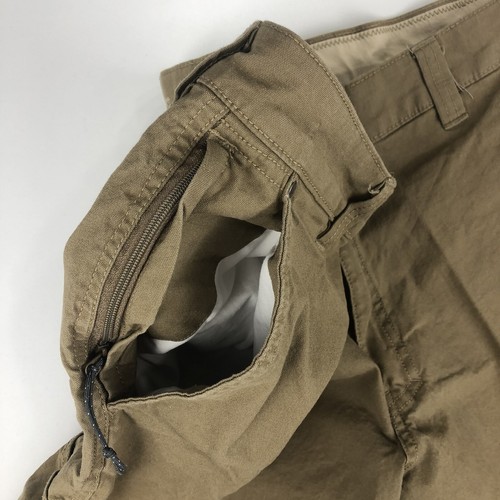 Columbia Khaki Shorts. Mens 38w 10L. 1 Zip Pocket And Small Side Leg Pocket - Picture 6 of 11