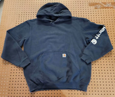 MENS LARGE - Carhartt K288 Midweight Logo Sleeve Original Fit Hooded Sweatshirt