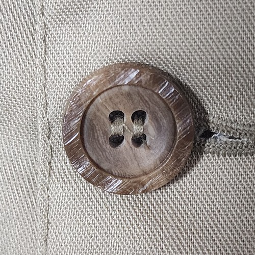 Vintage Bob Allen Shooting Jacket Professional Mens 36 Beige Pads Made USA Solid - Picture 11 of 13