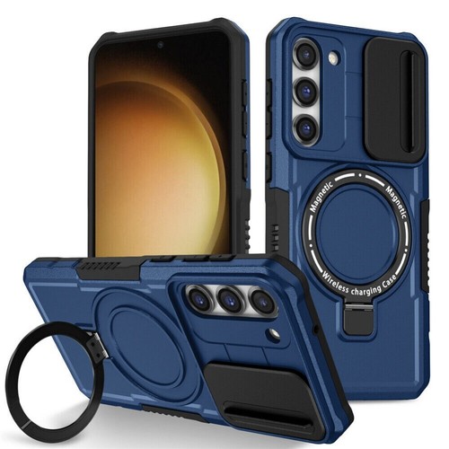 For Samsung S24 FE S23 S22 S21 S20 Ultra Plus Magsafe Ring Stand Case Lens Cover - Picture 33 of 115