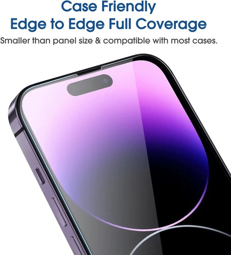 (Pack de 2) Amfilm para iPhone 14 Pro- Protector Pantalla Cristal OneTouch (6.1", 2022) - Imagen 6 de 6