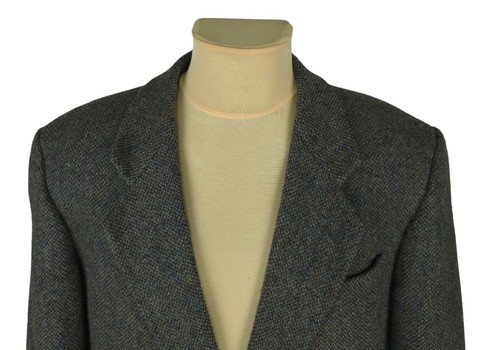 Harris Tweed Kilmaine Mens Brown Wool Blazer Jacket Size US/UK 42L (XL) - Picture 7 of 14