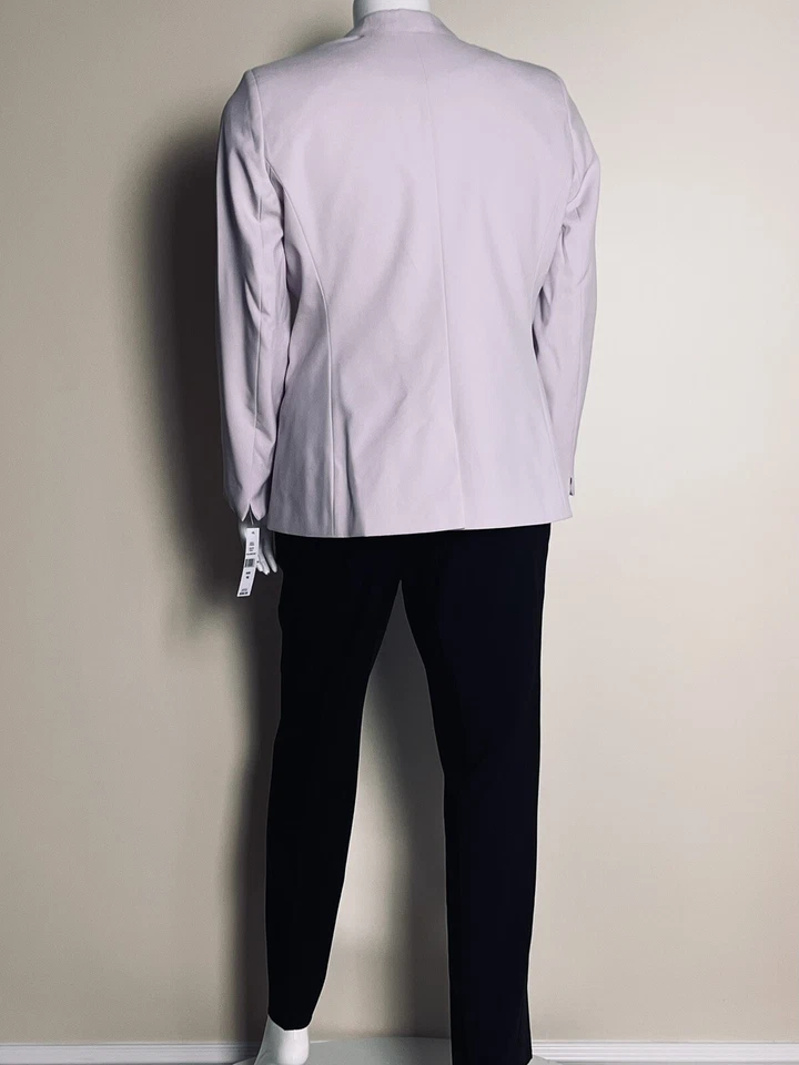 JOHN MEYER Women’s Suit Pants Pink Black Sz 16 Retail $260 (4) - Image 2 of 4