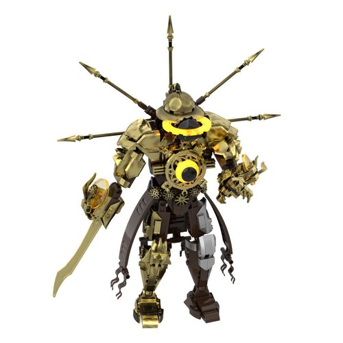 NEW Skibidi Toilet Ancient Gold Titan Clock Evil God Model Building Blocks Toys - Picture 10 of 24
