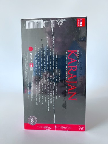Karajan The Complete EMI Recordings 1946-1984 Vol 1 Orchestral 88 CD Herbert Von - Picture 7 of 14