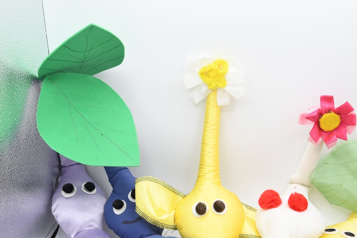ピクミン p706p5g Handmade Pikmin Purple Blue Yellow White Red Lot 6 | eBay