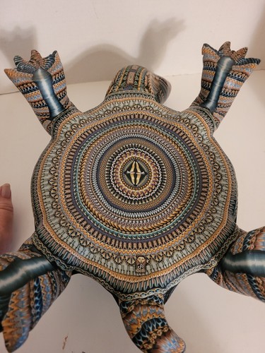 RARE Jon Stuart Anderson Large Turtle Polymer Clay Marked 14" Gorgeous - Picture 9 of 12