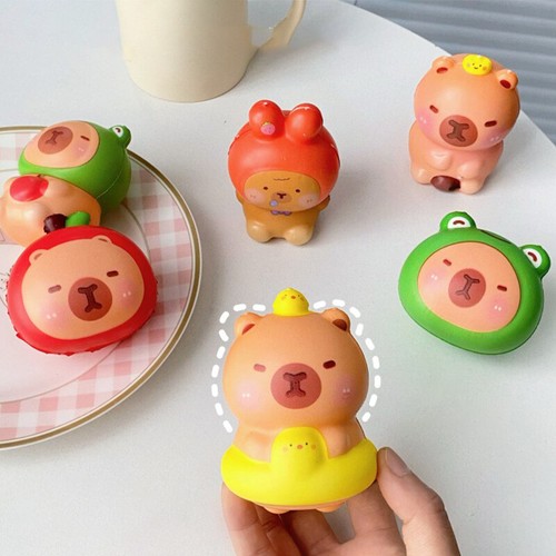 Soft Squeeze Capybara Toys Slow Rebound Pinching And Decompressing Toy - Picture 2 of 10