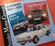 Wartburg 1965-1991 Schrader Motor Typen Chronik Modelle 353 Tourist Buch
