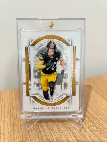 2023 Panini National Treasures - TJ Watt - Pittsburgh Steelers - 01/99 #87