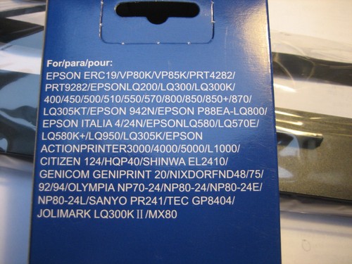 Ribbon Ribbon for Printer EPSON LQ- 800 MX-80 LQ-200 LQ-300 515296 - Picture 7 of 8