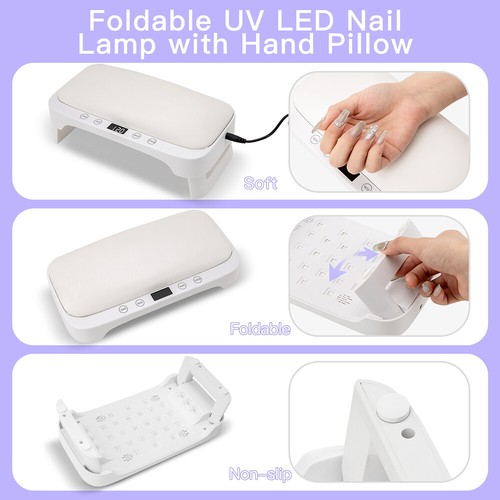 24W LED UV Nagellack Trockner Lampe Gel Acryl Härten Licht Spa Profi Kit - Bild 5 von 11