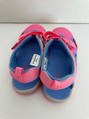OshKosh B'Gosh Zap 2 Light-Up Shoes Girls Size 11 Pink Toddler Fisherman - Picture 5 of 8