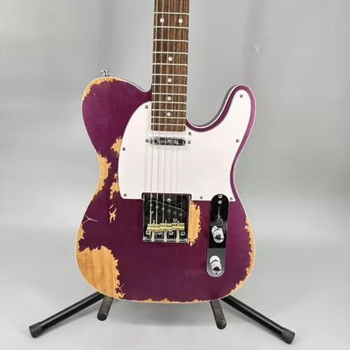 US Warehouse Vintage TELE Electric Guitar Rosewood Fretboard White Pickguard