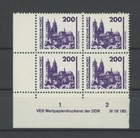 GDR printing note 3351 DV buildings 1990 mint ** MNH m1711
