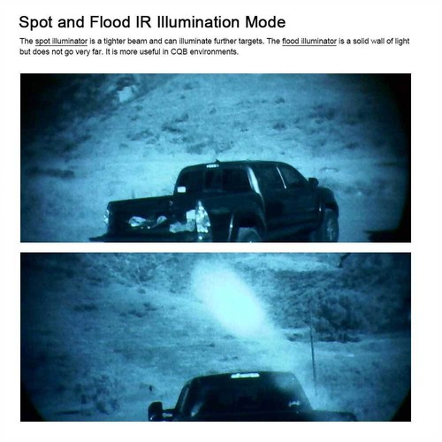 Hunting DBAL-A4 Dual Beam Laser w/ Visible Infrared Green Red Dot Sight QD Rail - Picture 12 of 17