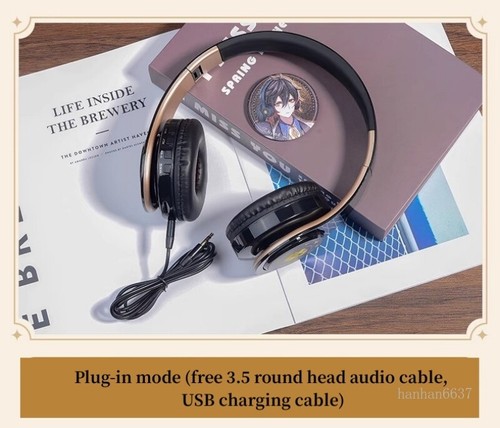 Anime Peripheral Headset Genshin Impact Zhongli Three Connection Mode Headphone - Picture 10 of 24