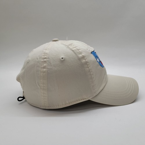 Ahead Texas Torneo Nacional de Golf Sombrero Blanco Claro Beige Correa Gorra Papá - Imagen 5 de 8