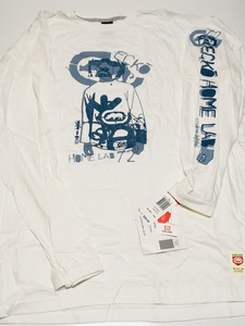 ECKO-UNLTD-L-S-034-Threshold-034-sz-XXXL-3XL-Men-039-s-Graphic-T-Shirt-White-OOP-NEW-NWT