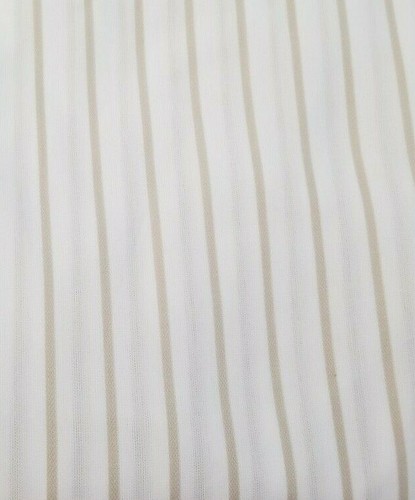 Ralph Lauren Prescot Stripe White & Taupe Twin Flat Sheet $130 NIP - Picture 9 of 9