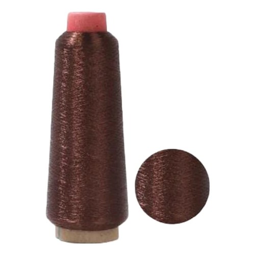 Metallic Machine Embroidery Threads Zari Thread Sewing Jewelry Making 1 Pc Cone - Picture 18 of 31