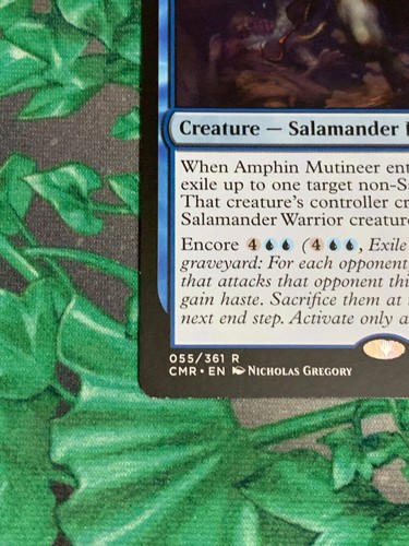 C630 MAGIC THE GATHERING AMPHIN MUTINEER #055 COMMANDER LEGENDS NM MTG - Picture 6 of 12