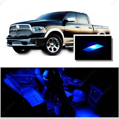 For 2009-2016 2017 Dodge Ram 2500 LED Lights Interior Package Kit BLUE 10PCS For 2009-2016 2017 Dodge Ram 2500 LED Lights Interior Package Kit BLUE 10PCS