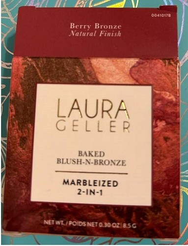 Laura Geller Baked Blush-N-Bronze 2 in 1 in BERRY BRONZE mit natürlichem Finish Neu im Karton - Bild 4 von 5