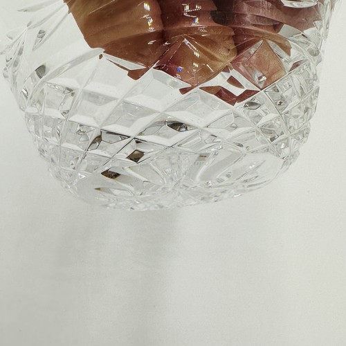 Waterford Crystal Glandore Round Finger Bowl Laurel Leaves Cut Glass 5 in Decor - Picture 7 of 12