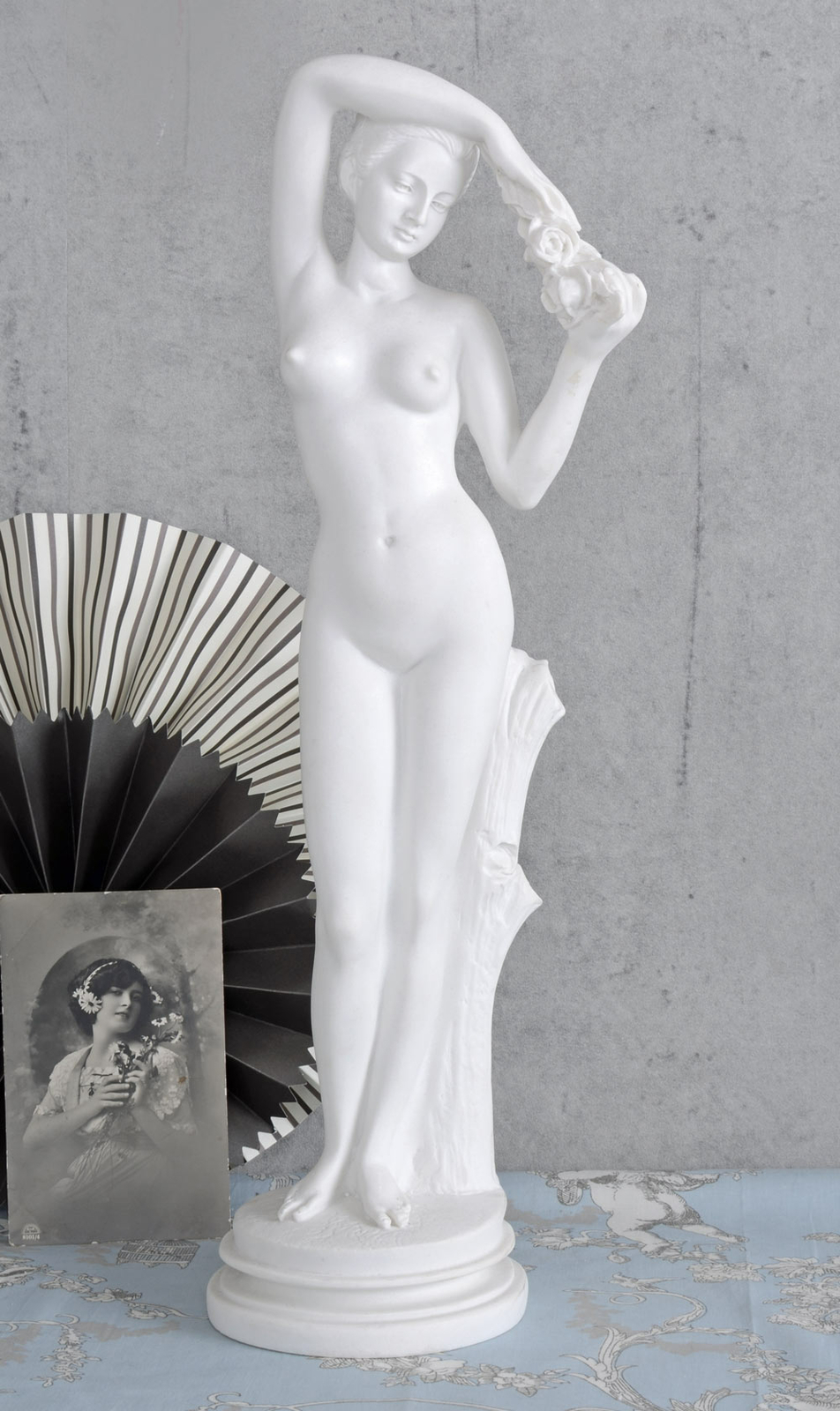 Venus Estatua Escultura de Mujer Estilo Art Nouveau Figura Desnudo blancoo Venus Estatua Escultura de Mujer Estilo Art Nouveau Figura Desnudo blancoo