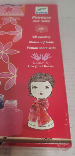 DJECO Peinture Sur Soie Silk Floral Painting Kit Japanese Garden New Fast Ship - Picture 10 of 10